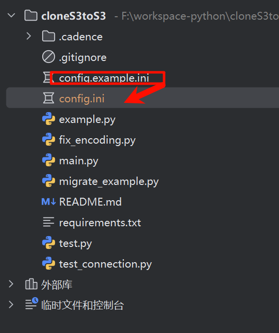 拷贝文件